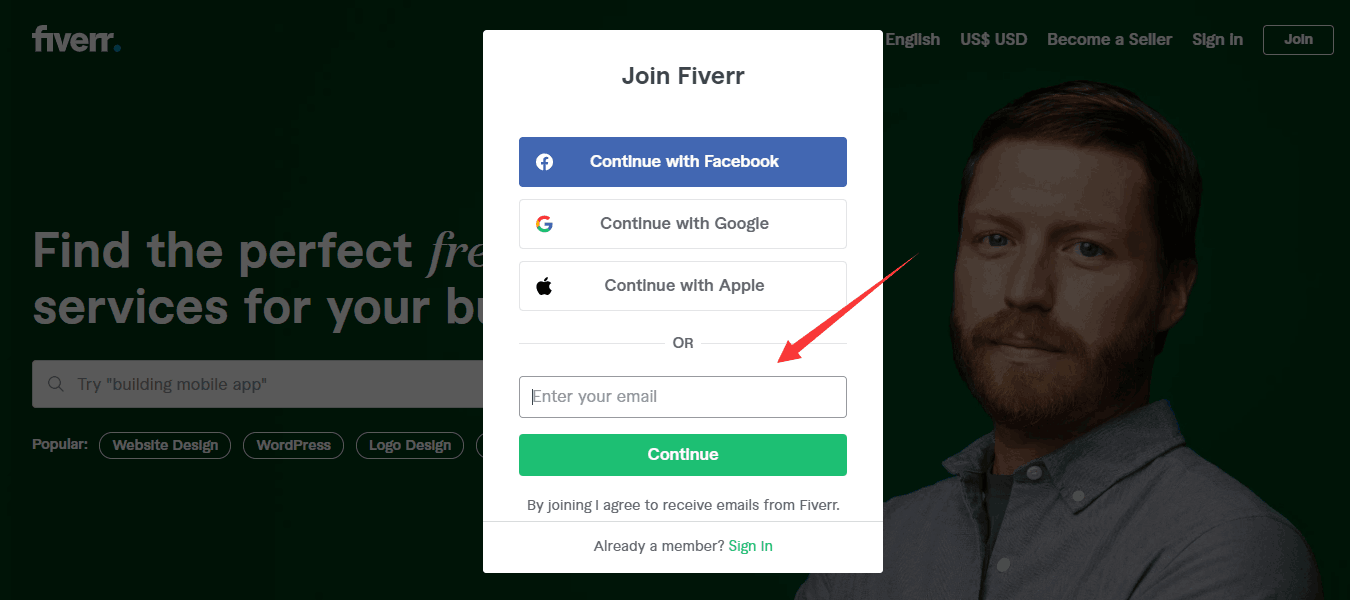 join fiverr